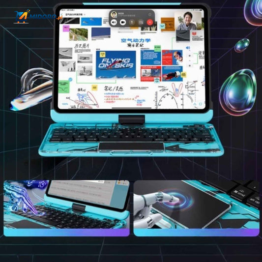 Rotapad™ Pokrowiec na klawiaturę do iPadów | Obrót 360°, Ochronny i Stylowy!