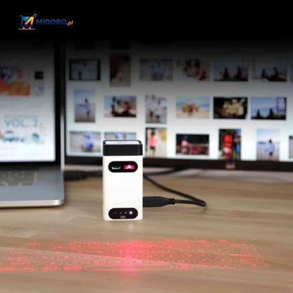 Keybeam™ Klawiatura | Projekcja laserowa, Bezprzewodowa i Bluetooth