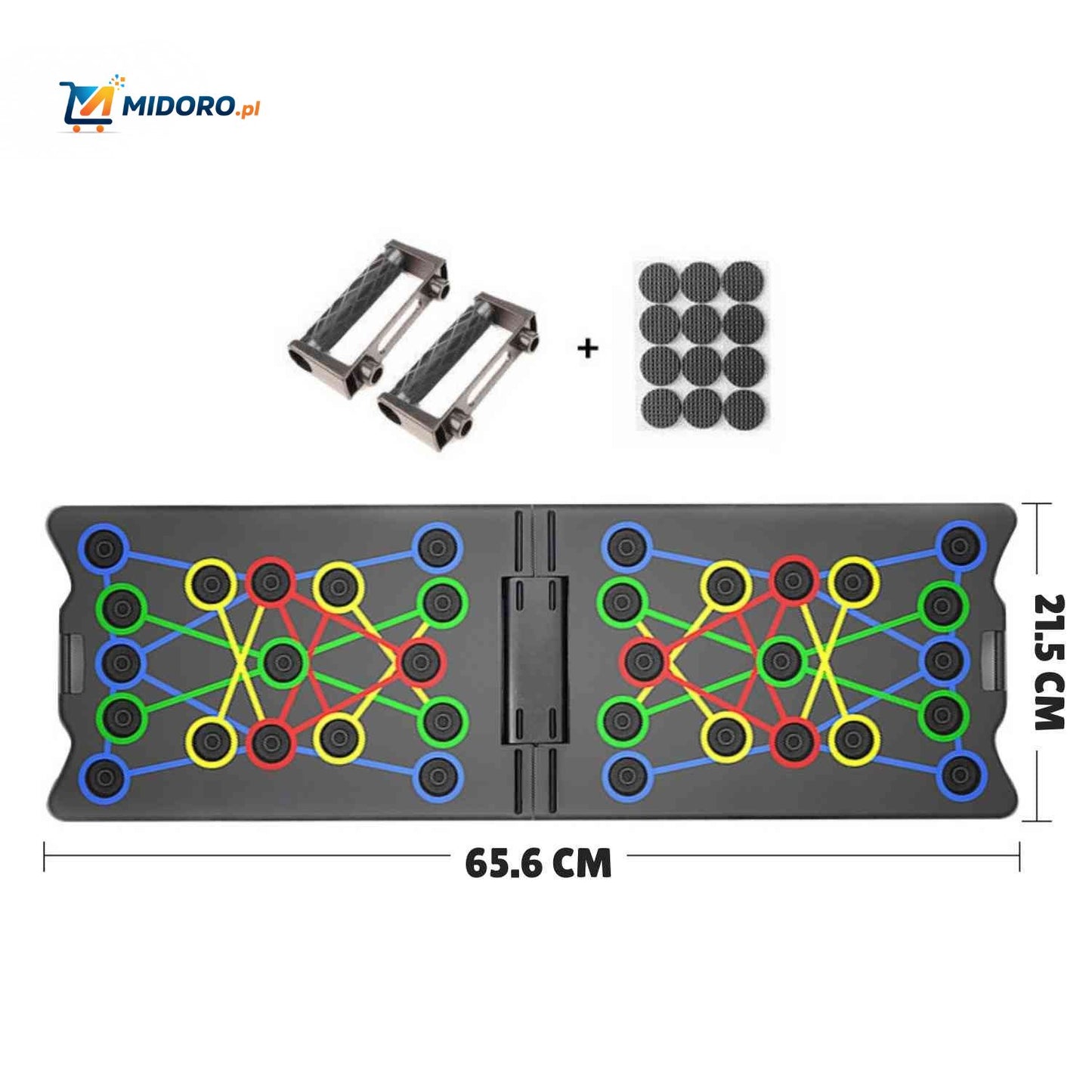 PowerFit™ Deska do Pompki | Wielofunkcyjna, Wzmacniająca Mięśnie i Kompaktowa
