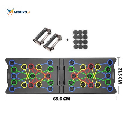 PowerFit™ Deska do Pompki | Wielofunkcyjna, Wzmacniająca Mięśnie i Kompaktowa