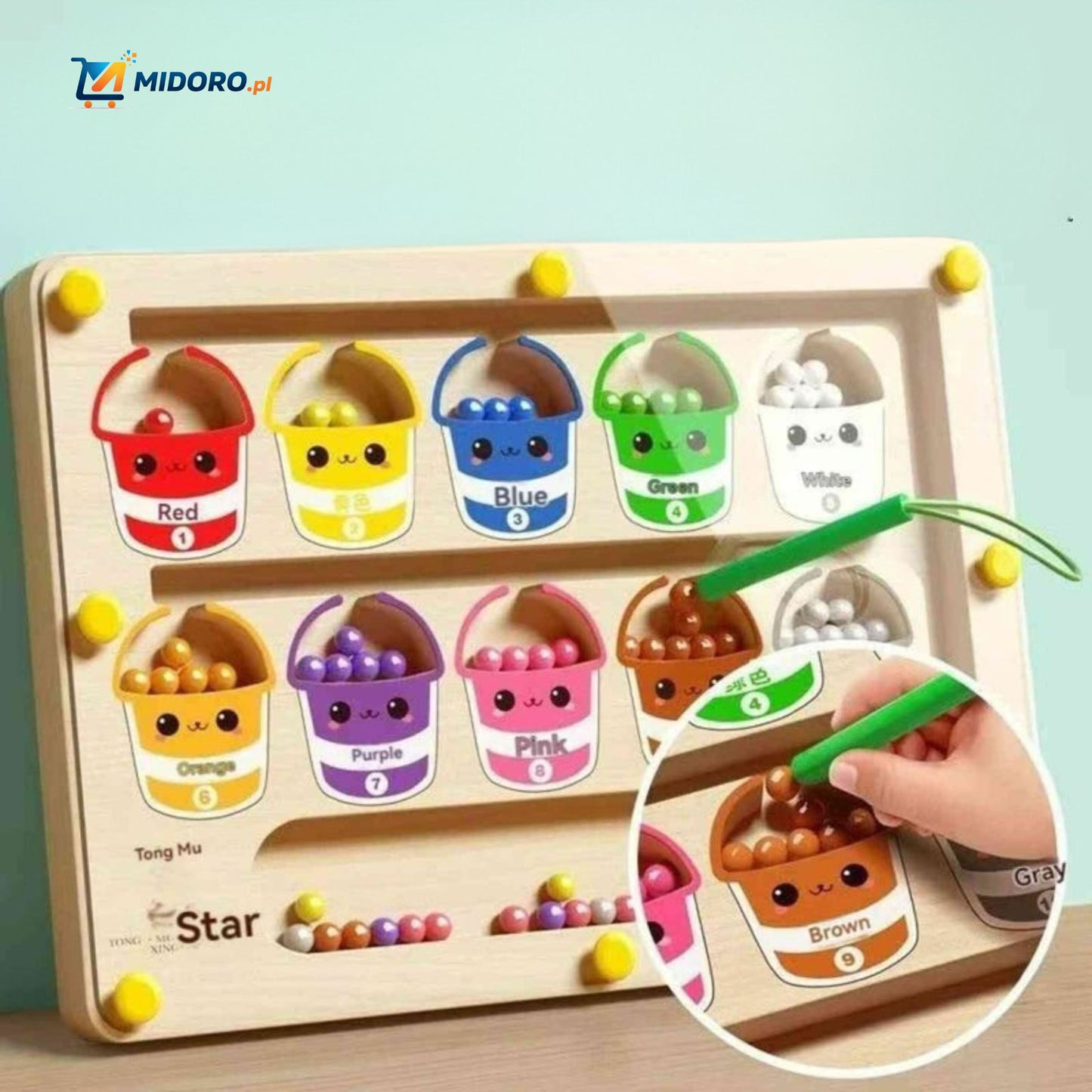 MagnoMaze™ Gra | Logiczne myślenie, motoryka mała i radość z nauki