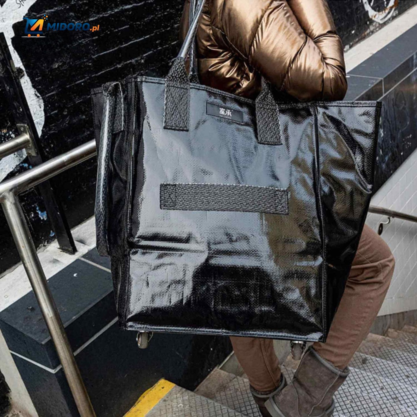 Rollexa™ Torba na wózku | Wózek na zakupy, Składany i Duża Pojemność