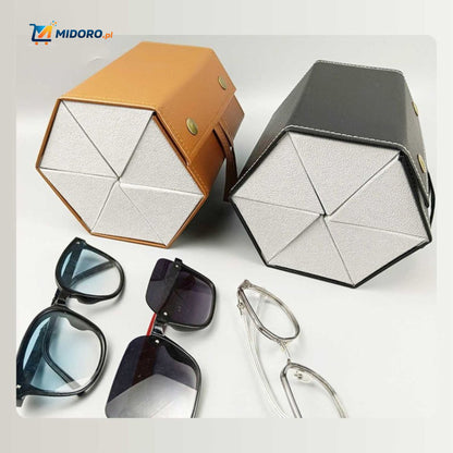 Optigarde™ Etui na okulary | Wielokieszeniowe, Składane i Oszczędzające Miejsce