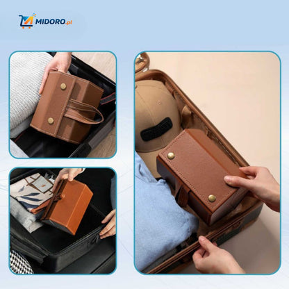 Optigarde™ Etui na okulary | Wielokieszeniowe, Składane i Oszczędzające Miejsce