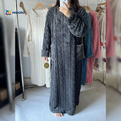 Snugglewear™ Kocykowa Sukienka | Miękki polar, z kieszeniami & ciepła na zimę