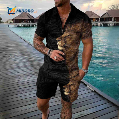 Zippora™ Zestaw | Koszula i Szorty, Oddychający, Stylowy i Wygodny