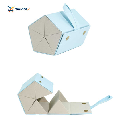 Optigarde™ Etui na okulary | Wielokieszeniowe, Składane i Oszczędzające Miejsce