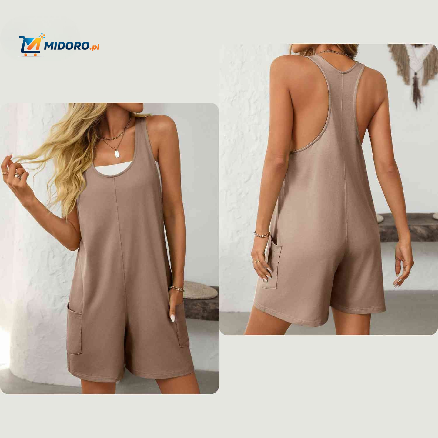 Summiva™ Kombinezon | Bez pleców, Oddychający i Idealny na Letnie Stylizacje
