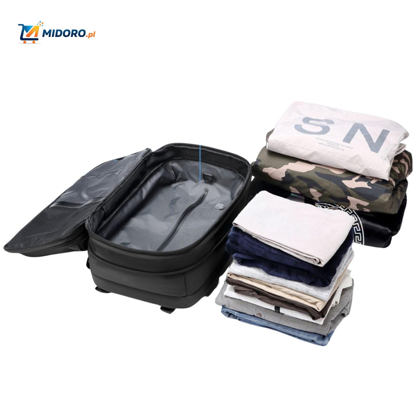 VacuPro™ Torba podróżna z funkcją próżniowego pakowania, kompresyjna i idealna do podróży