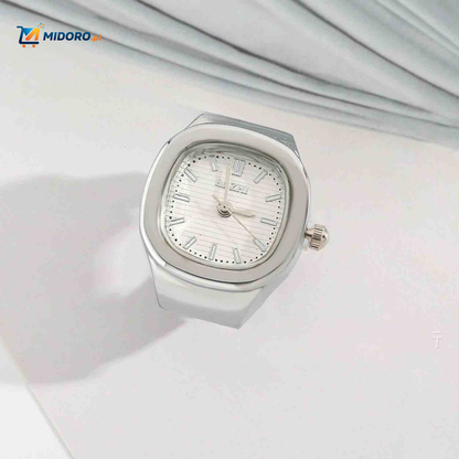 Timora™ Zegarek Pierścionkowy | Unikalny design, wyświetlanie czasu i stylowy dodatek