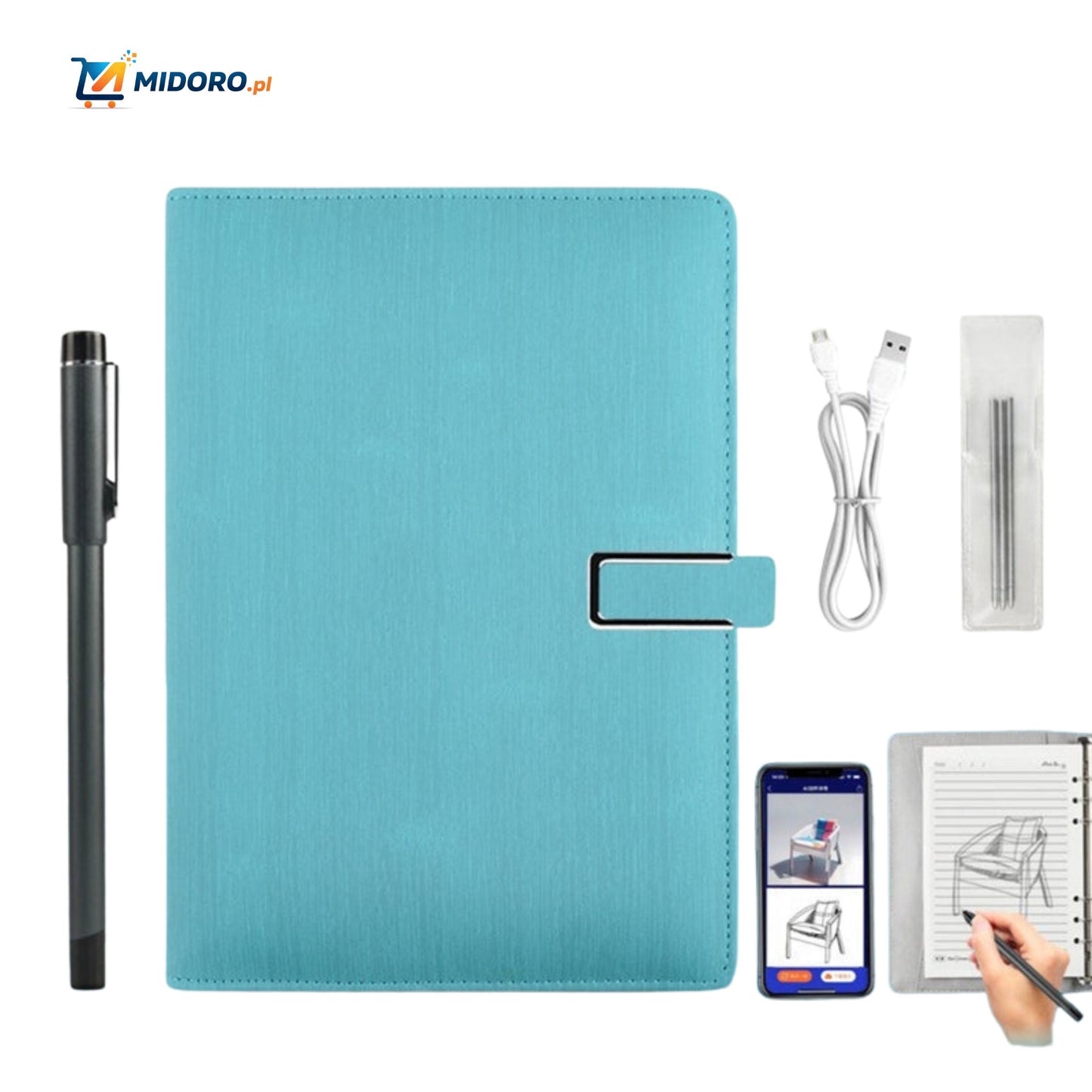 NoteSync™ Smart Pen | Synchronizacja ekranu, notatki AI i wielofunkcyjność