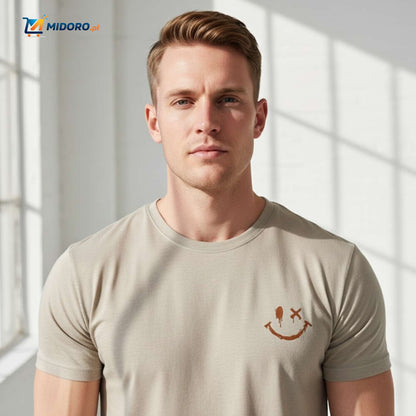 SmileyWave™ T-shirt | Miękka bawełna, wyrazisty design i oddychający