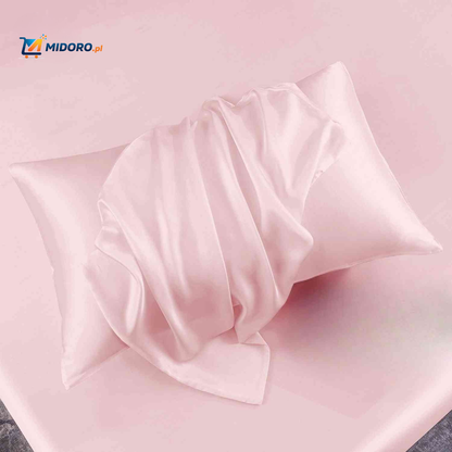 Silkora™ Poszewka na Poduszkę | Miły Satyn, Ochrona Włosów & Luksusowy Komfort