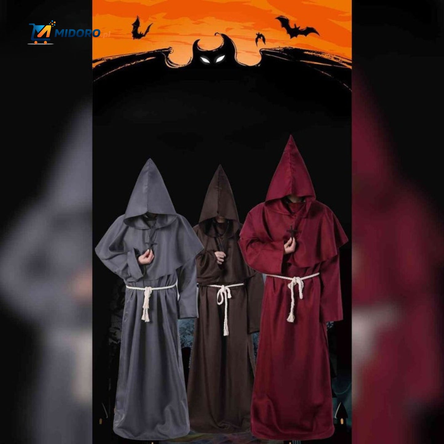 Monkara™ Kostium | Średniowieczny design, komfort i idealny na Halloween