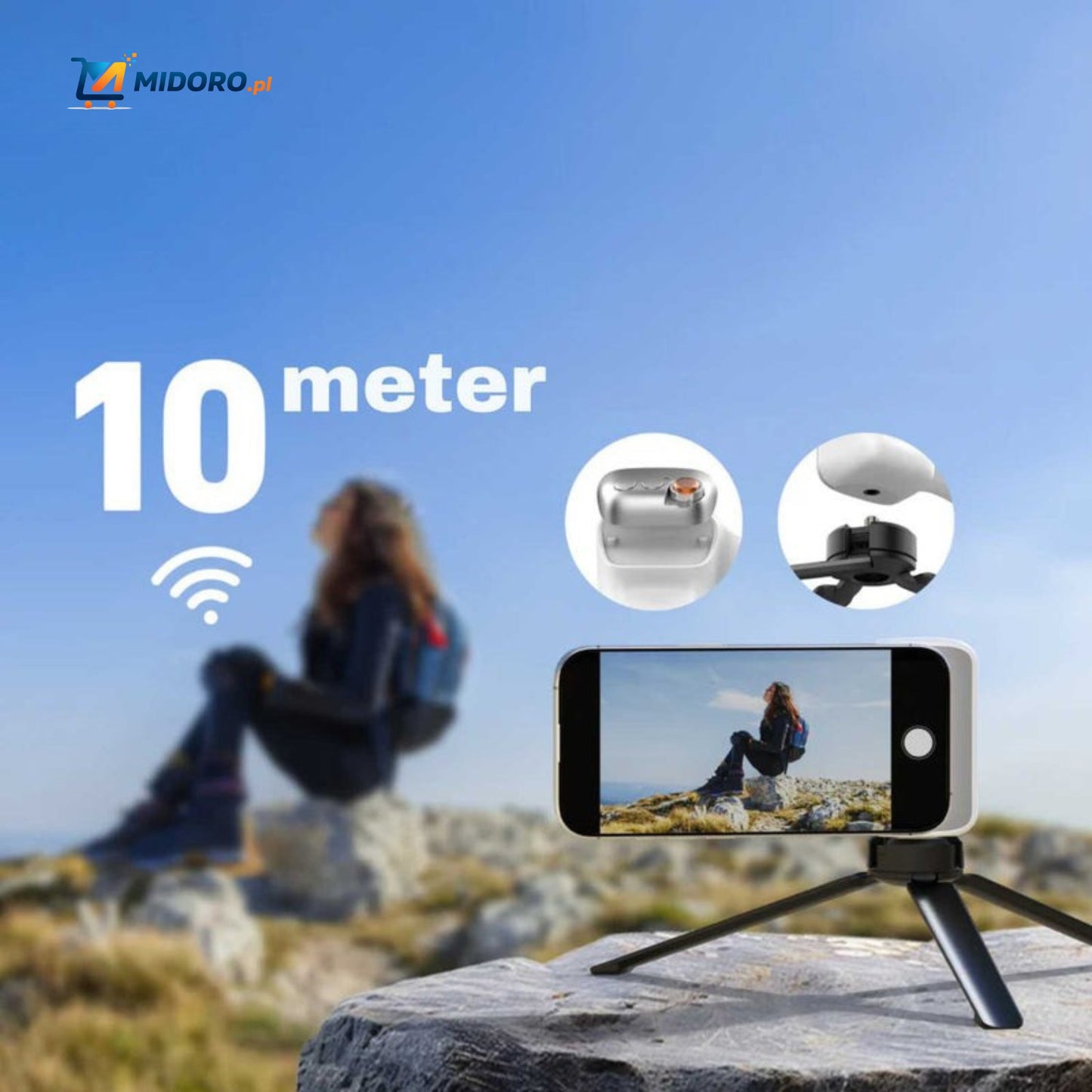 MagGrip™ Uchwyt | Magnetyczny, Zdalny Bluetooth i Asystent Zoom