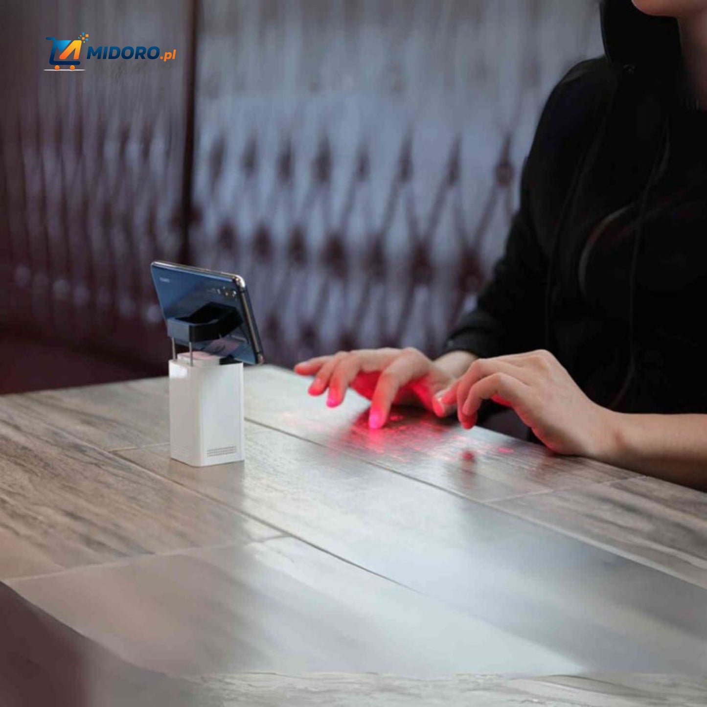 Keybeam™ Klawiatura | Projekcja laserowa, Bezprzewodowa i Bluetooth