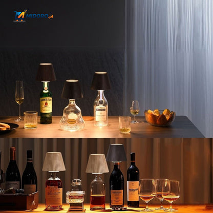 LumaVino™ Lampa Winiarska – Zamień Każdą Butelkę w Czarujące Źródło Światła!