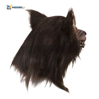 Lupinox™ Maska | Lateksowa maska wilka, świecąca i idealna na Halloween