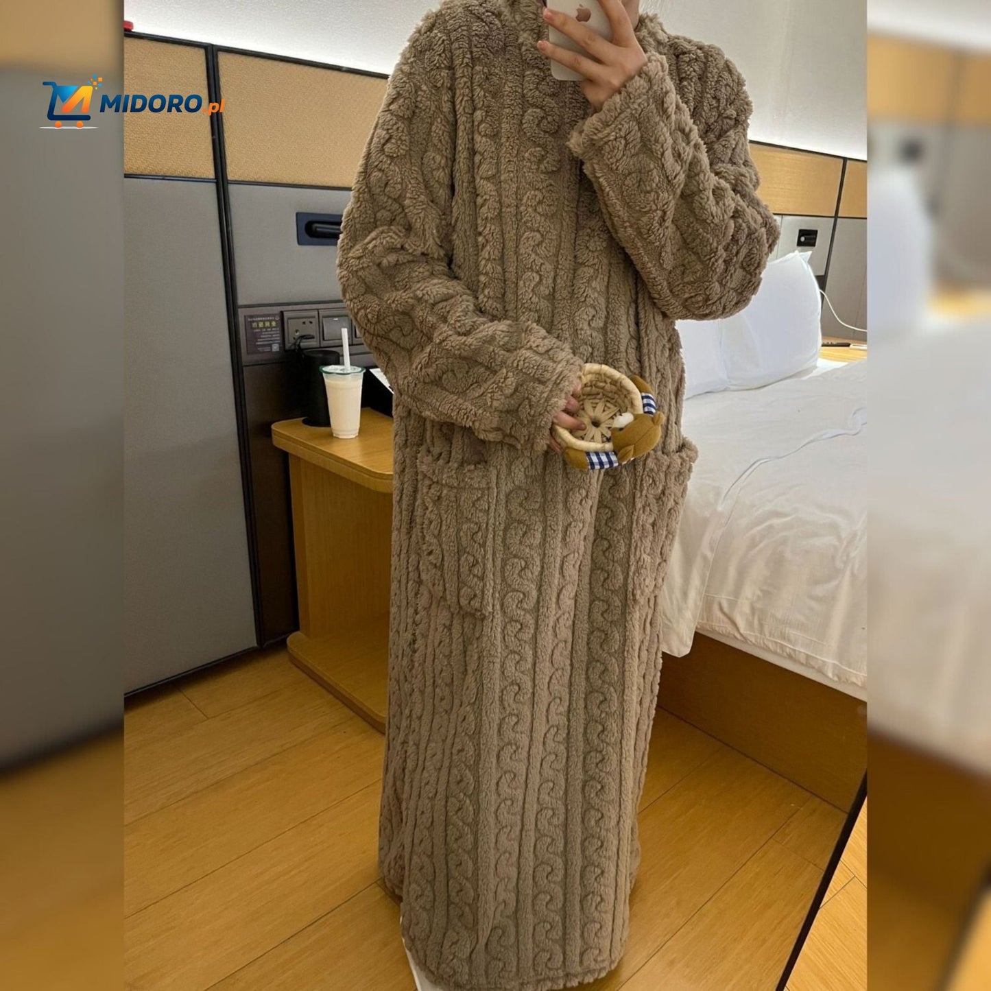 Snugglewear™ Kocykowa Sukienka | Miękki polar, z kieszeniami & ciepła na zimę