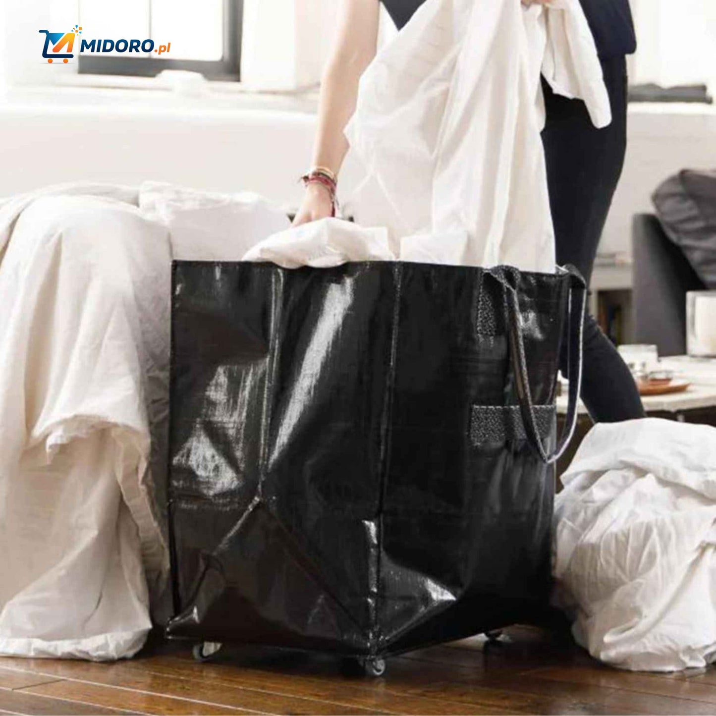 Rollexa™ Torba na wózku | Wózek na zakupy, Składany i Duża Pojemność