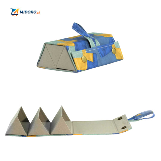 Optigarde™ Etui na okulary | Wielokieszeniowe, Składane i Oszczędzające Miejsce