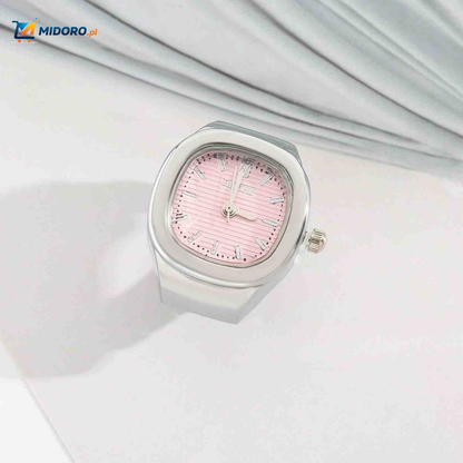 Timora™ Zegarek Pierścionkowy | Unikalny design, wyświetlanie czasu i stylowy dodatek