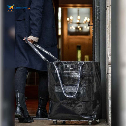 Rollexa™ Torba na wózku | Wózek na zakupy, Składany i Duża Pojemność