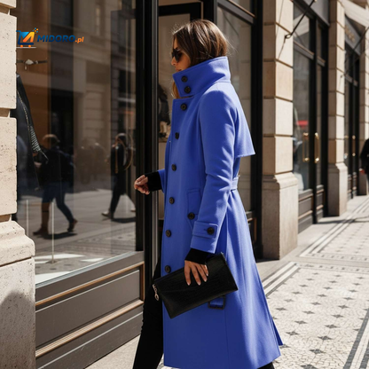 Veloura™ Płaszcz | Elegancki płaszcz z zapięciem na guziki dla kobiet