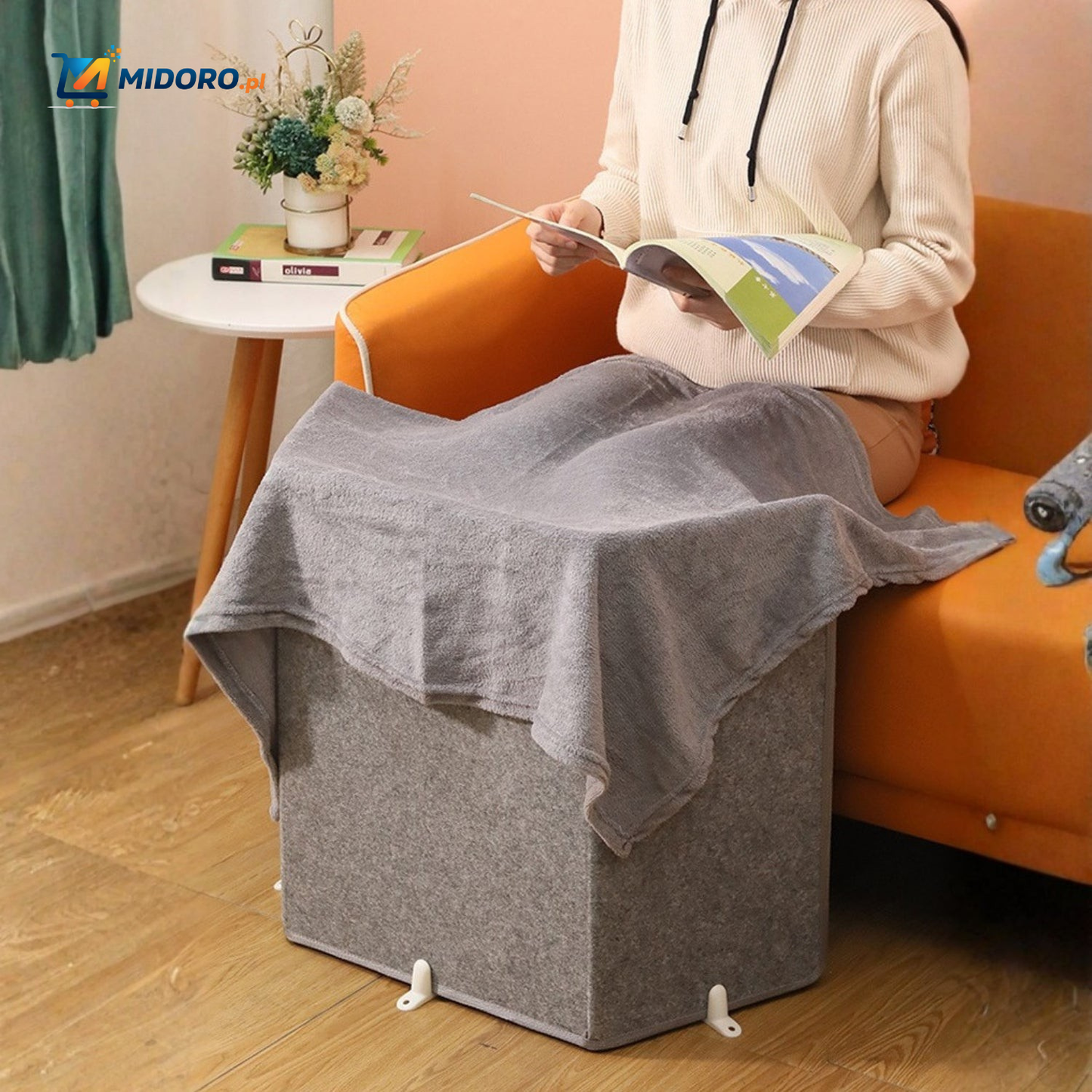 Warmilo™ Podgrzewacz nóg | Elektryczny, 3D Poduszka grzewcza i komfort