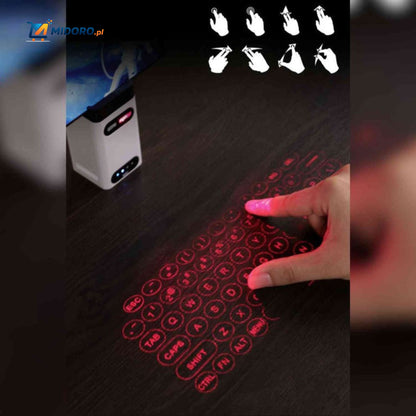 Keybeam™ Klawiatura | Projekcja laserowa, Bezprzewodowa i Bluetooth