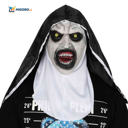 Phantora™ Maska Zakonnicy | Realistyczna, przerażająca i idealna na Halloween