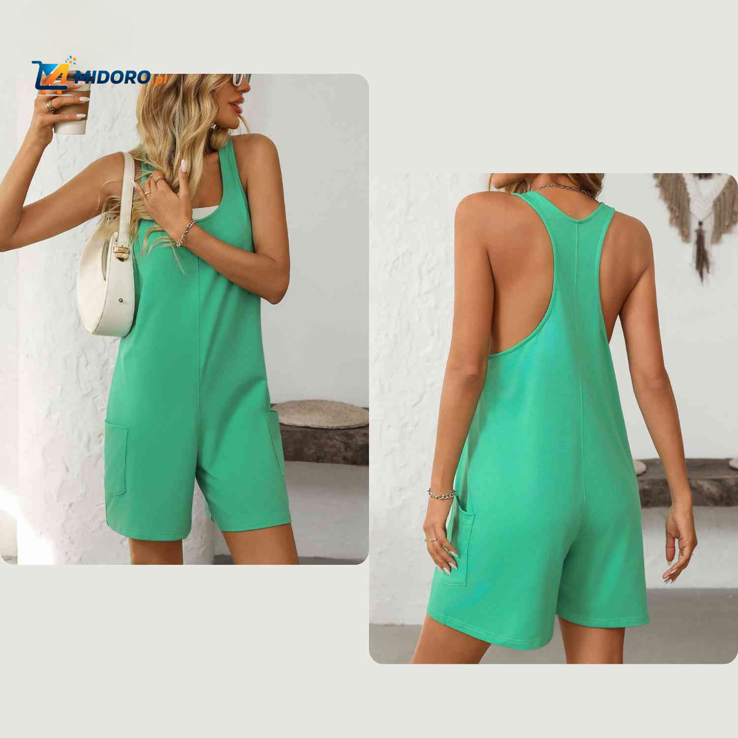 Summiva™ Kombinezon | Bez pleców, Oddychający i Idealny na Letnie Stylizacje