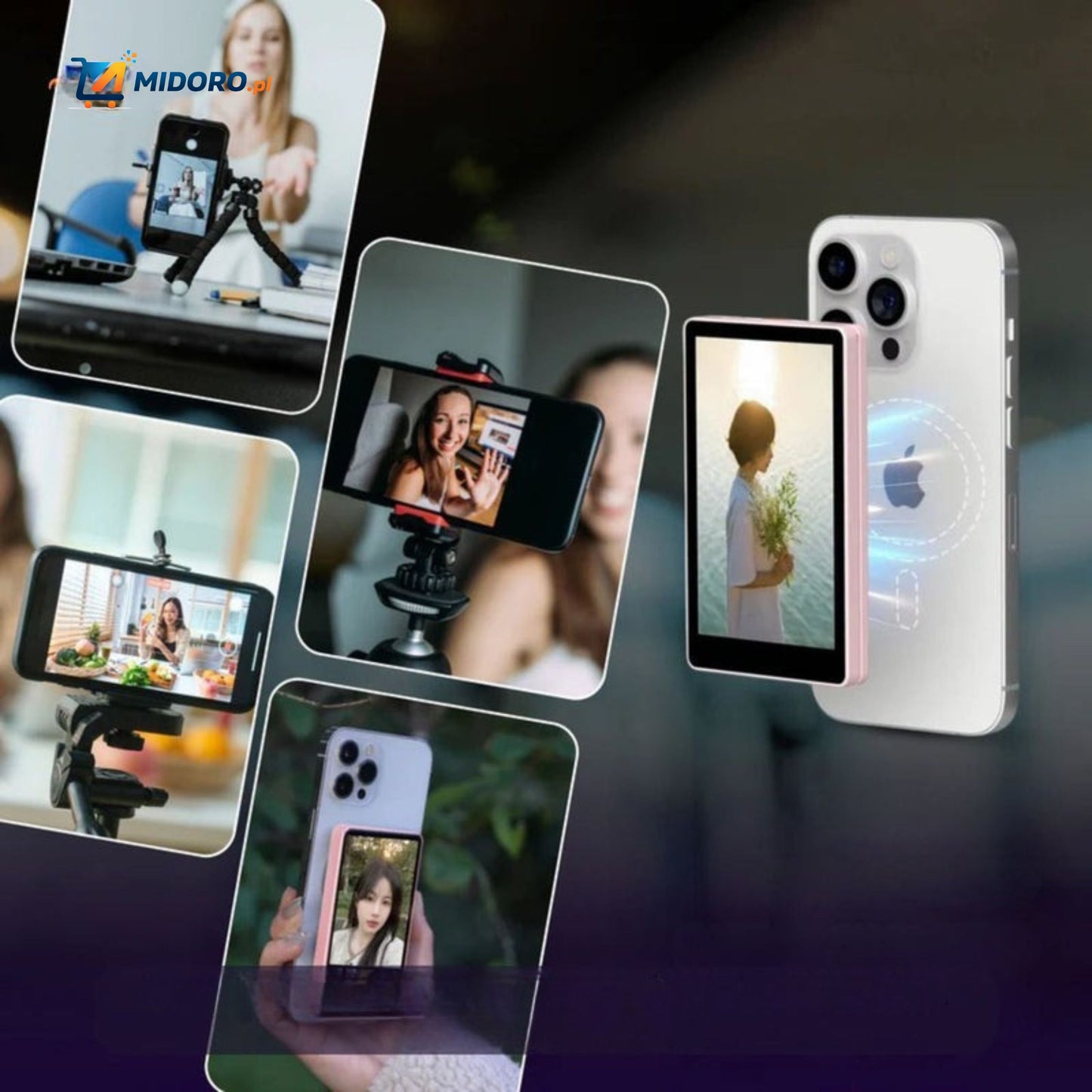 MagnoScreen™ Tylny Wyświetlacz | Magnetyczny, bezprzewodowy i na żywo