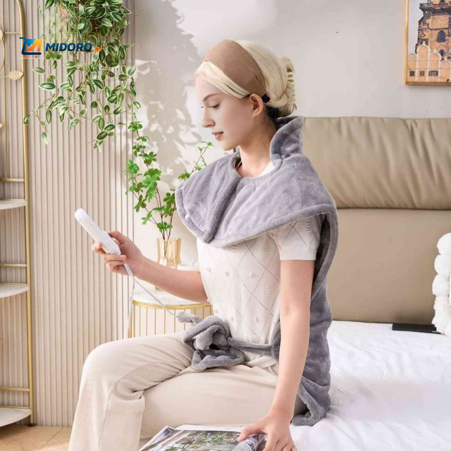 Thermowrap™ Szalik | Ciepło, Relaksacja Szyi i Ramion, Auto-Stop