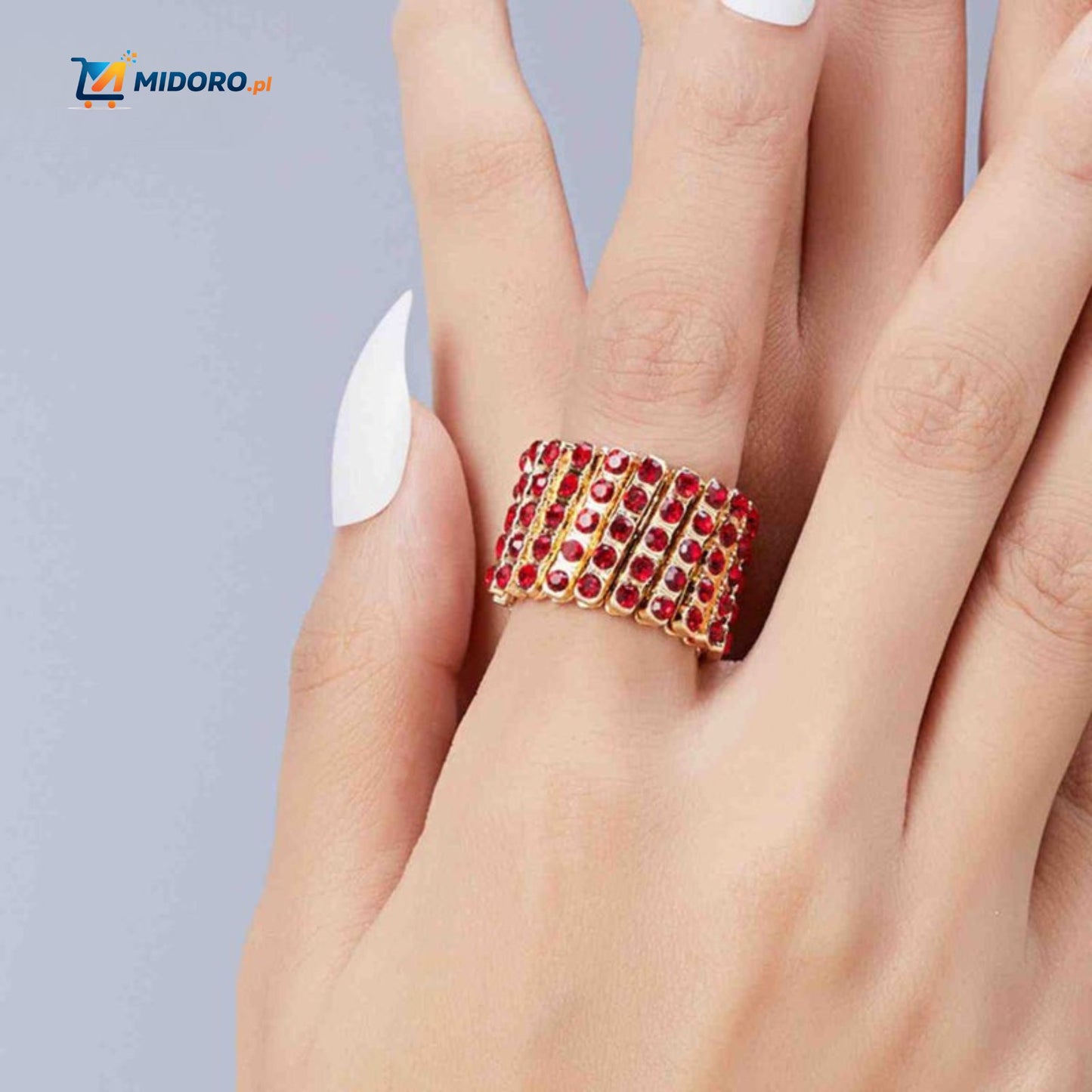 Morphix™ Elastyczny Pierścionek Bransoletka | Magiczny Diamentowy Design – Regulowany 2-7cmØ