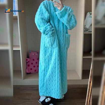 Snugglewear™ Kocykowa Sukienka | Miękki polar, z kieszeniami & ciepła na zimę