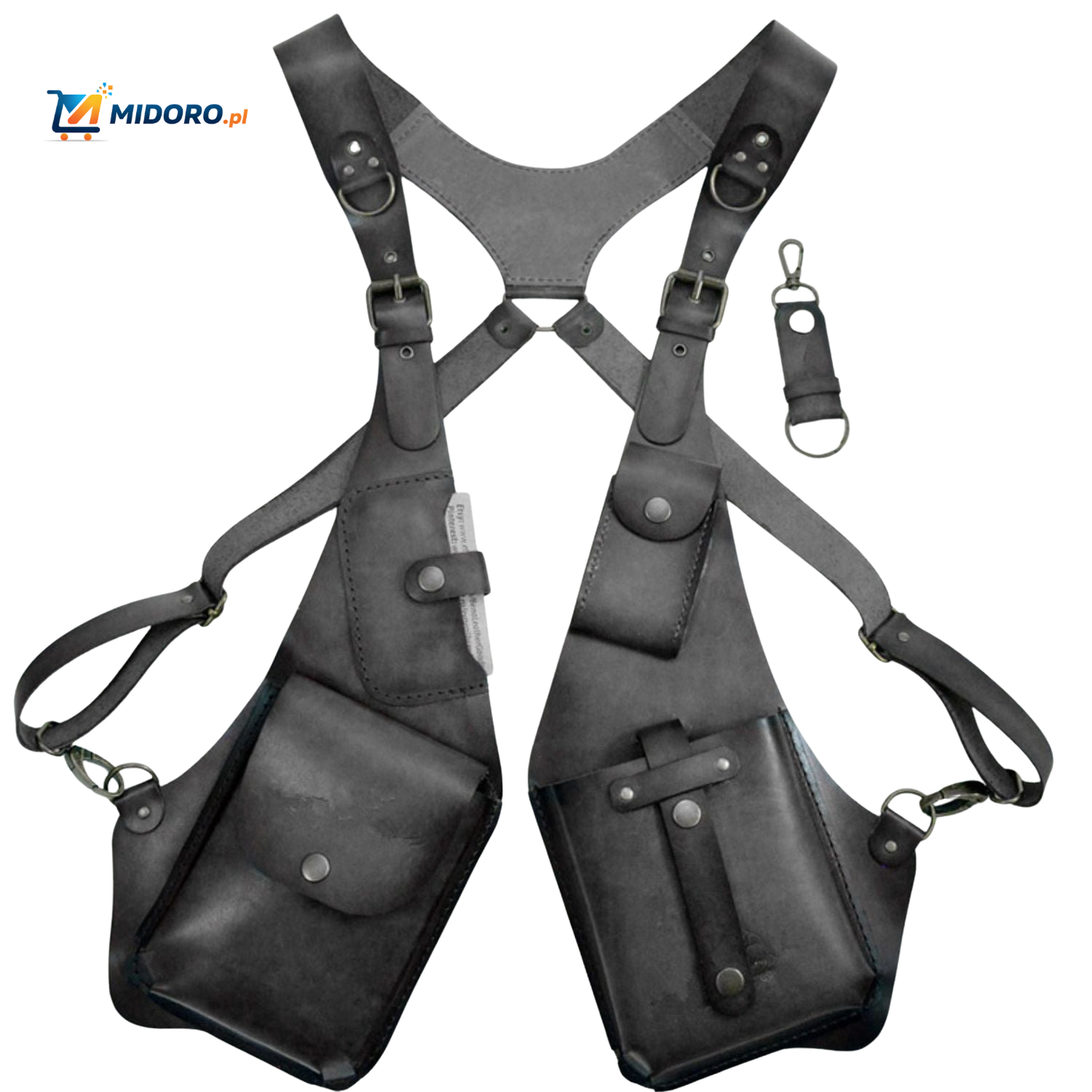 Steampunk™ Torba na ramię | Retro Skórzana Wszechstronna Torba na Przechowywanie!