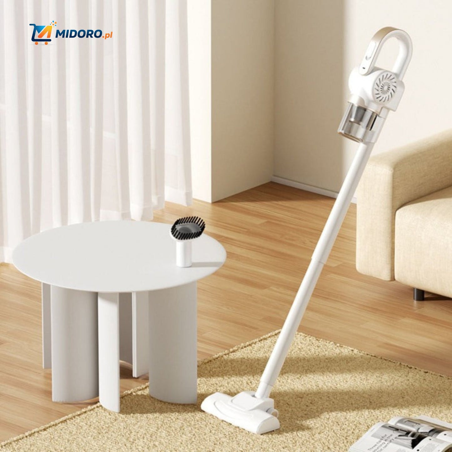 MopVac™ Pro | Bezprzewodowy, Silne Ssanie & Usuwanie Roztoczy!