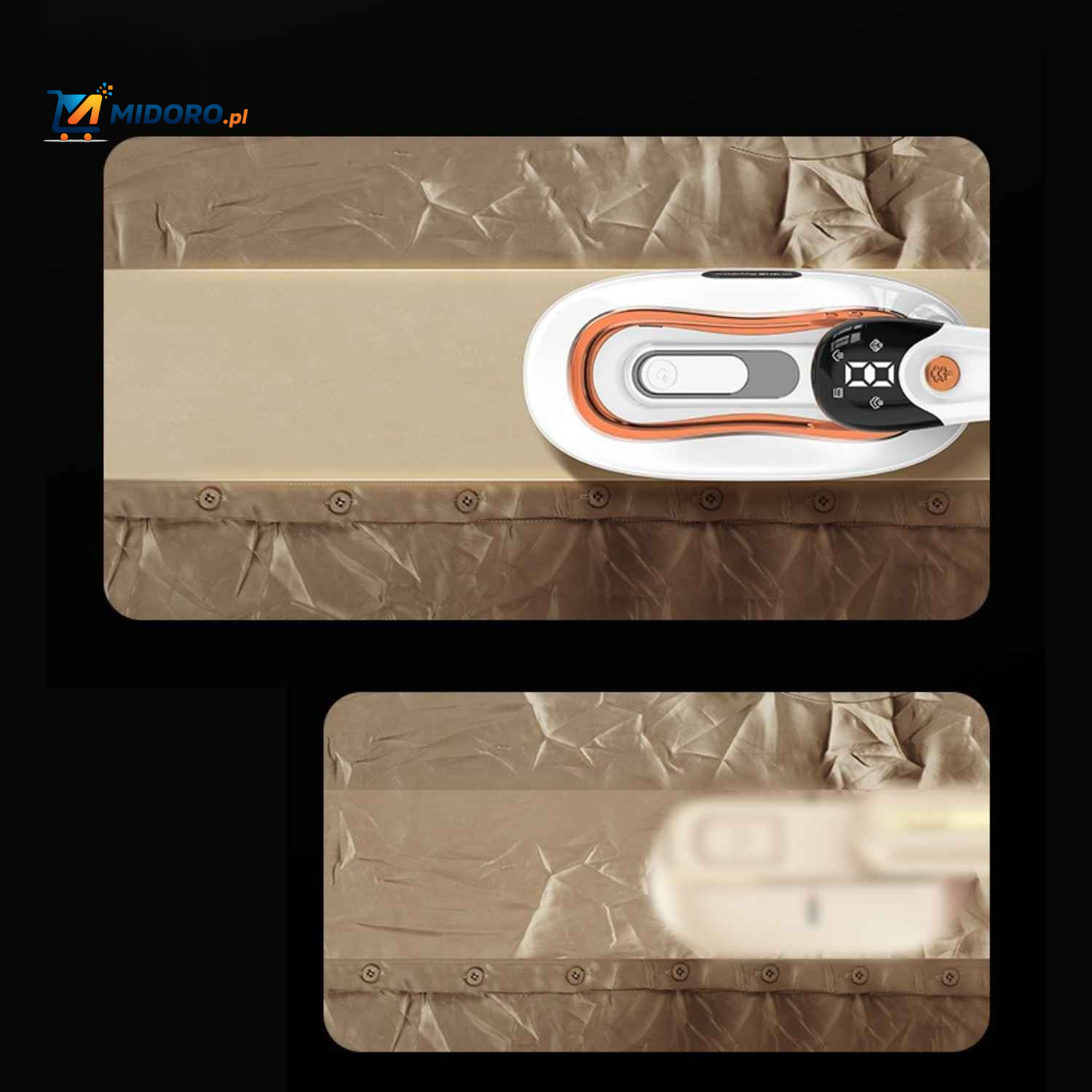 Steamova™ Żelazko | Składane, Obracane & Cyfrowy Wyświetlacz