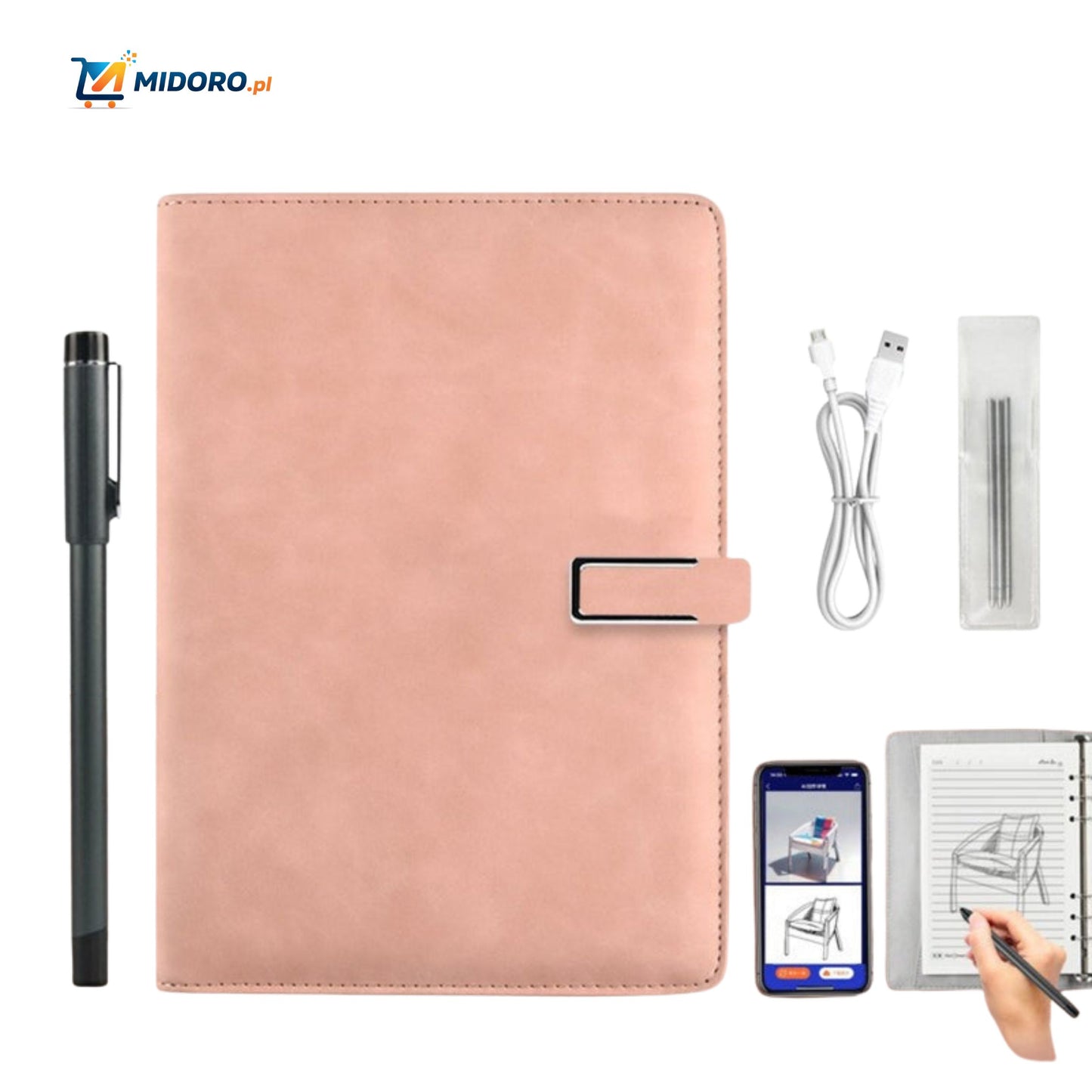 NoteSync™ Smart Pen | Synchronizacja ekranu, notatki AI i wielofunkcyjność