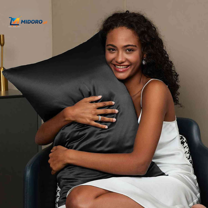 Silkora™ Poszewka na Poduszkę | Miły Satyn, Ochrona Włosów & Luksusowy Komfort