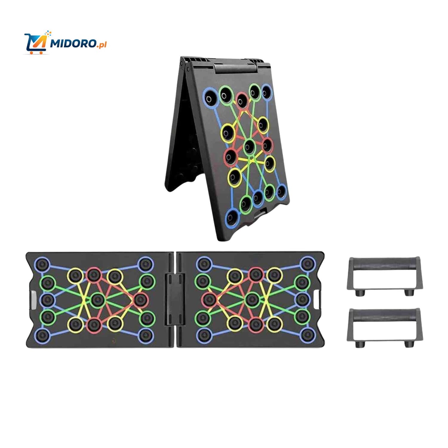 PowerFit™ Deska do Pompki | Wielofunkcyjna, Wzmacniająca Mięśnie i Kompaktowa