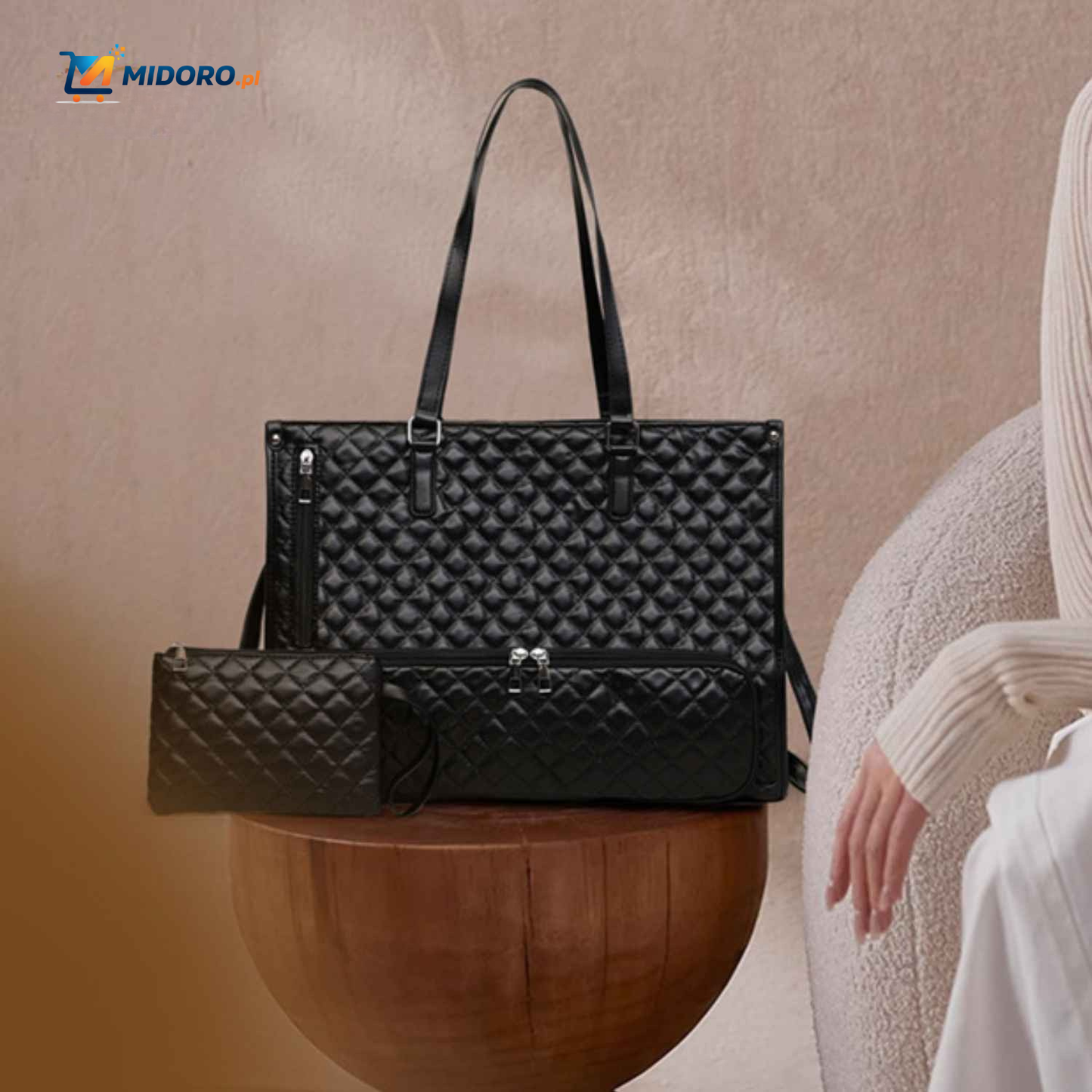 Totezia™ Torba | 2-w-1 Torebka i Torba Chłodząca, Przestronny i Stylowy Design + Darmowa Torebka Wartości 19,95 €