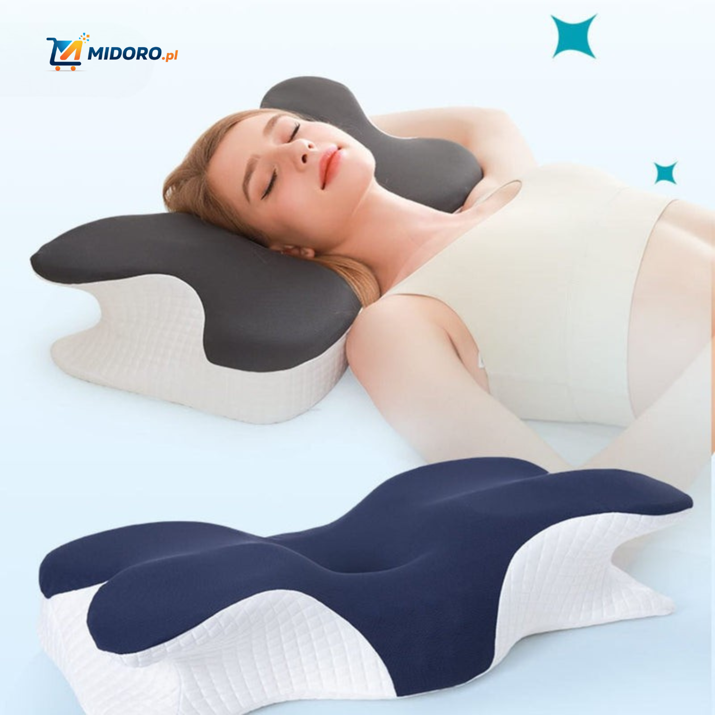 NeckRest™ Ergonomiczne Poduszka z Pianki Memory – Wspierająca i Zachowująca Kształt