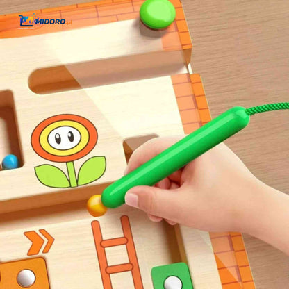 MagnoMaze™ Gra | Logiczne myślenie, motoryka mała i radość z nauki