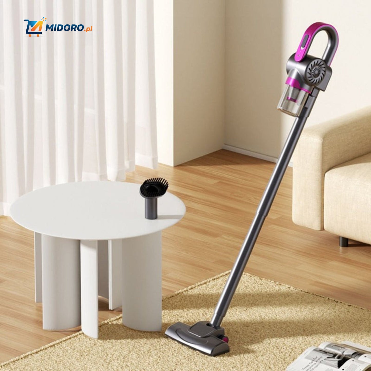 MopVac™ Pro | Bezprzewodowy, Silne Ssanie & Usuwanie Roztoczy!