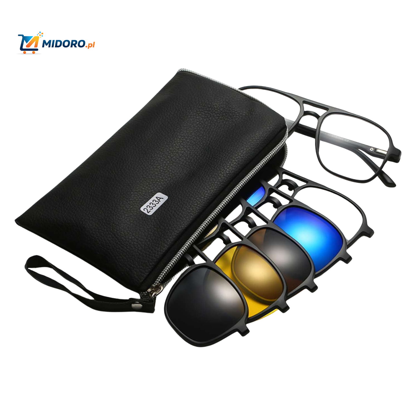 Solvizo™ Okulary przeciwsłoneczne SET | Polaryzacyjne, Modne & Magnetyczny Design