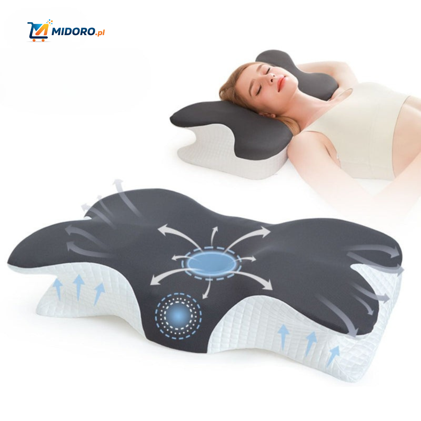 NeckRest™ Ergonomiczne Poduszka z Pianki Memory – Wspierająca i Zachowująca Kształt