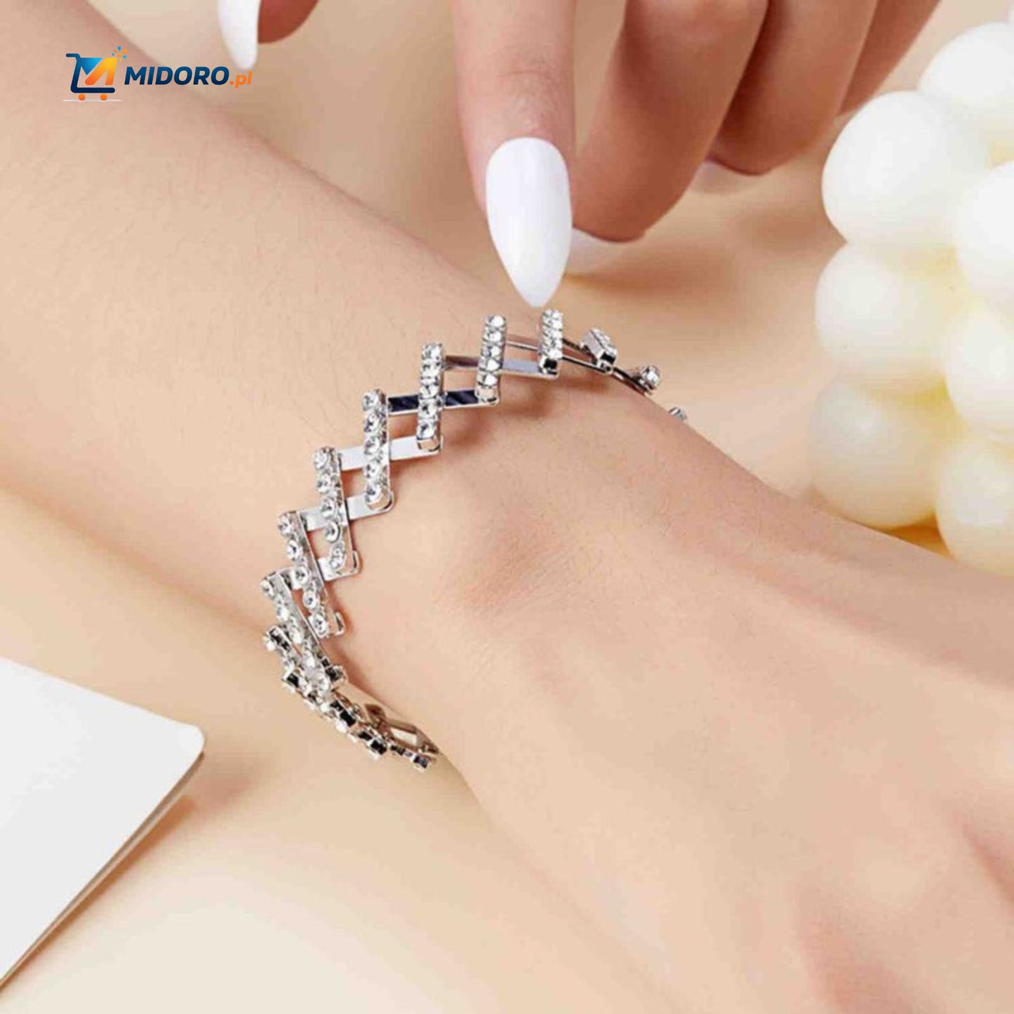 Morphix™ Elastyczny Pierścionek Bransoletka | Magiczny Diamentowy Design – Regulowany 2-7cmØ