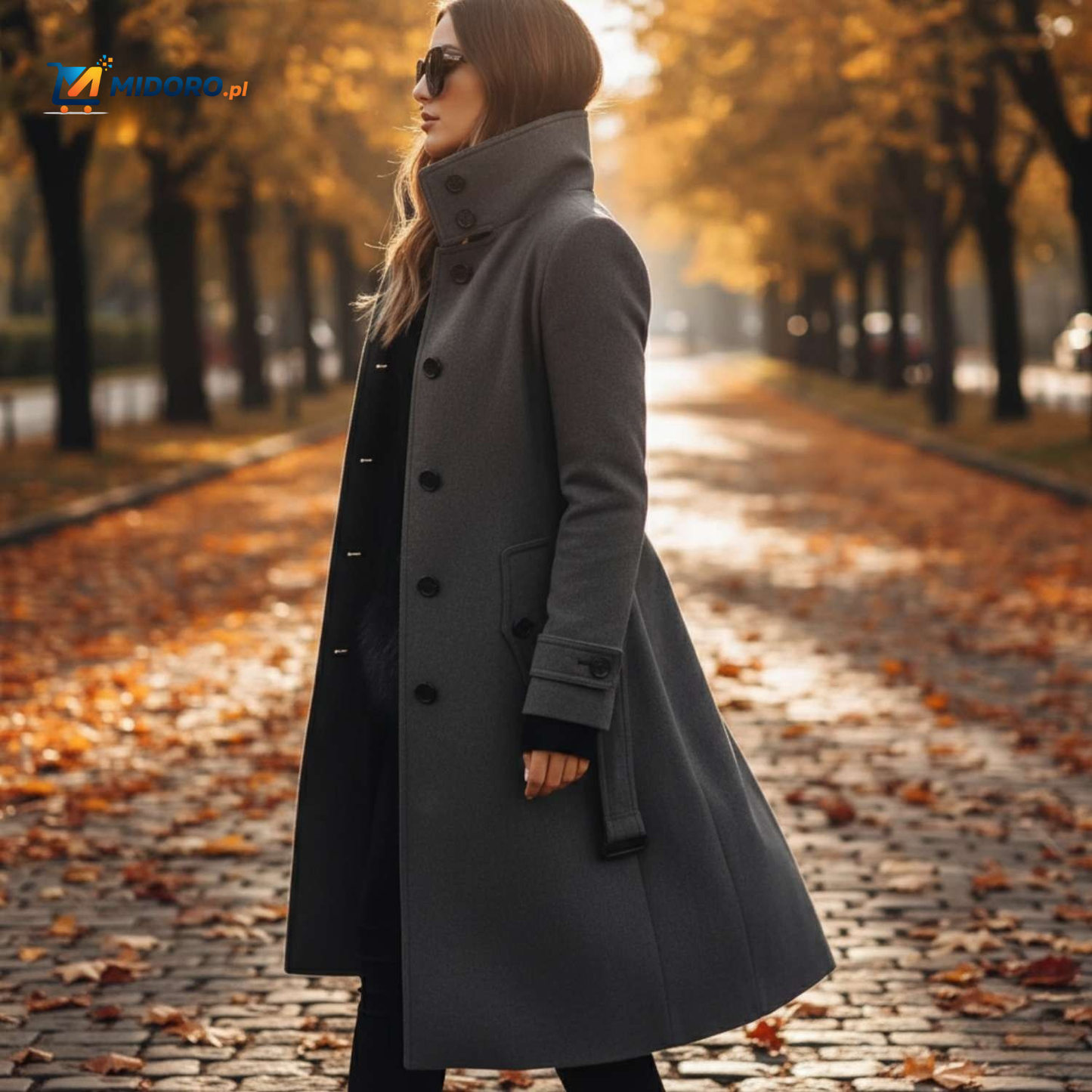 Veloura™ Płaszcz | Elegancki płaszcz z zapięciem na guziki dla kobiet